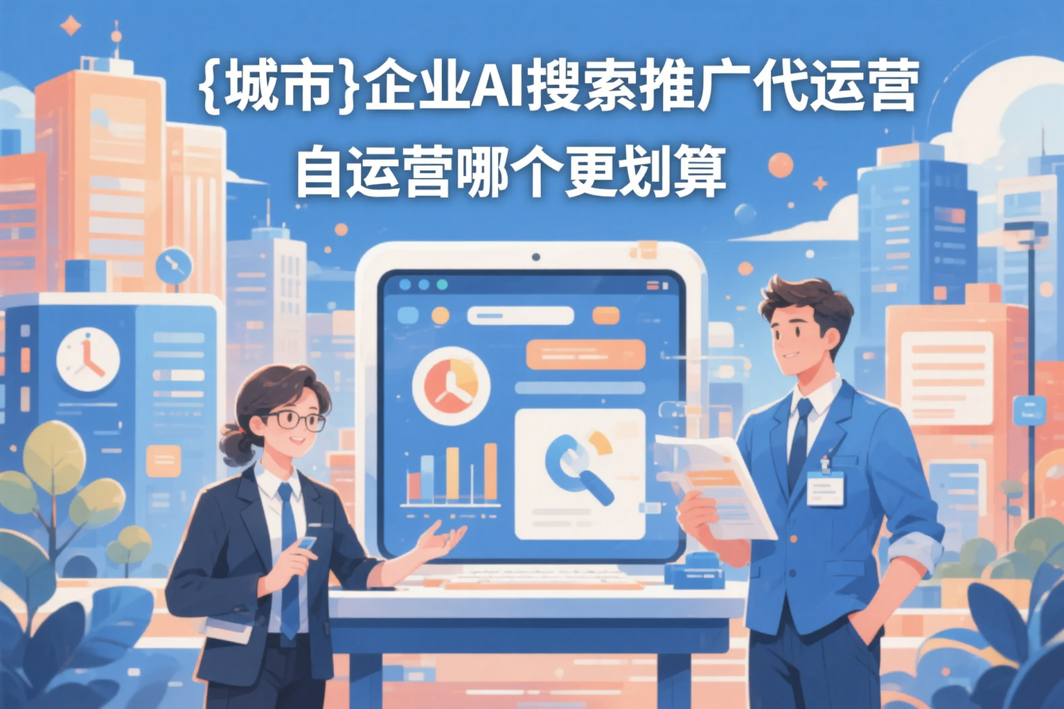 大同企业AI搜索推广代运营和自运营哪个更划算
