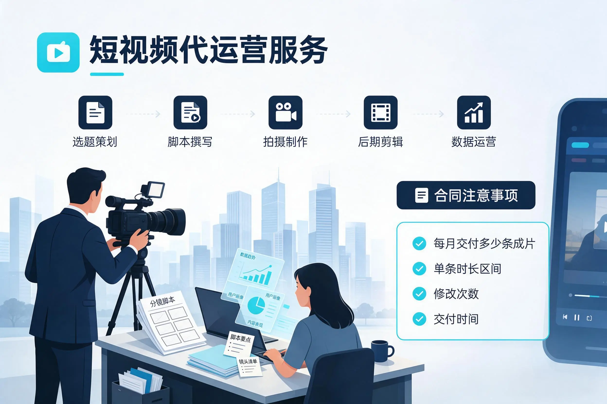 短视频代运营包含哪些服务？大同企业常见问题科普