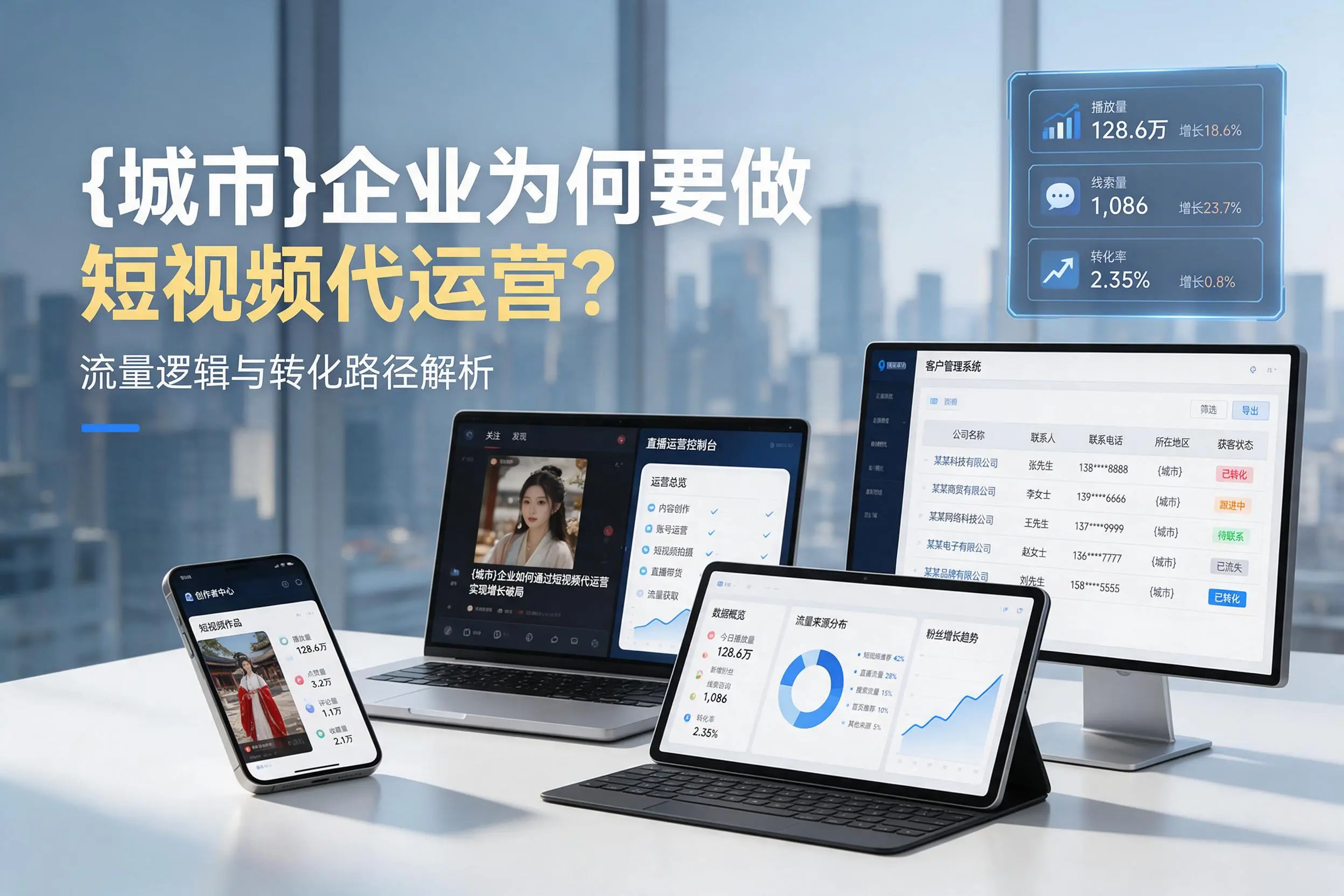大同企业为何要做短视频代运营？流量逻辑与转化路径解析