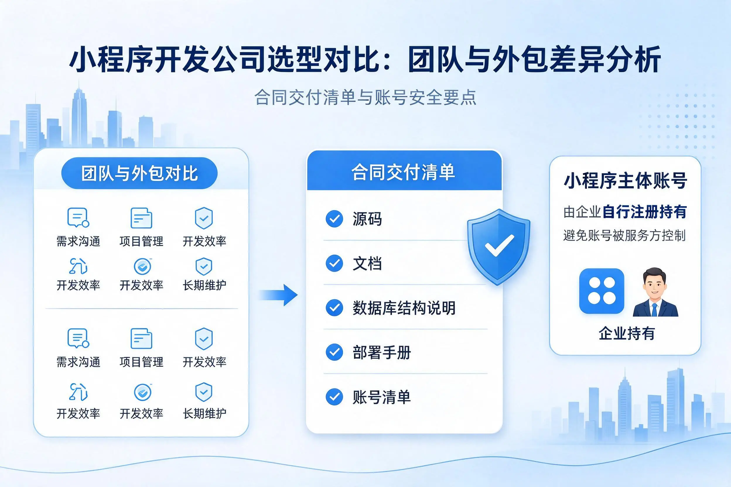大同小程序开发公司选型对比:团队与外包差异分析