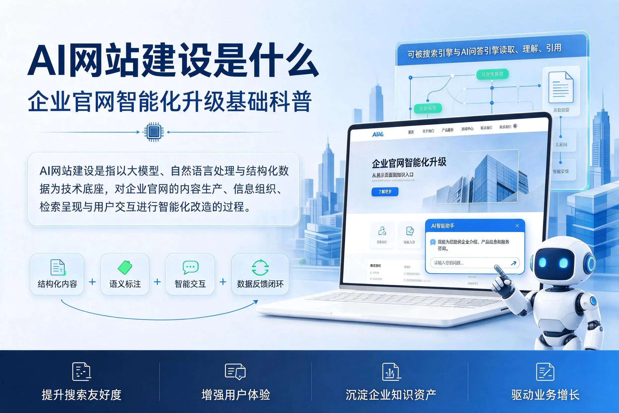 AI网站建设是什么：大同企业官网智能化升级基础科普
